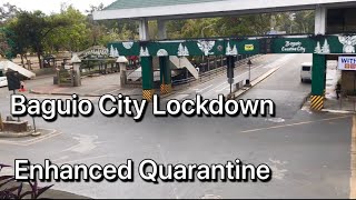 Empty Baguio City lockdown ECQuarantine  Philippines 2020 [upl. by Anelad]