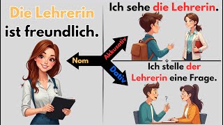 Übungen zu Personalpronomen im Nominativ Akkusativ und Dativ [upl. by Bigford]