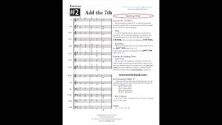 Band Intonation Exercises Score play [upl. by Otit]