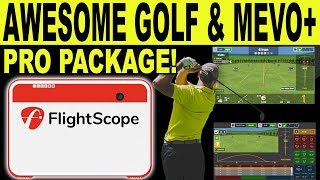 Awesome Golf Simulator Review with Flightscope Mevo Pro Package [upl. by Aleik]