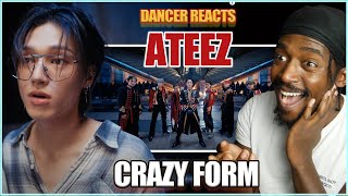 DANCER REACTS TO ATEEZ에이티즈  미친 폼 Crazy Form Official MV  CRAZY FORM REACTION [upl. by Azaria408]