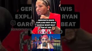 GERVONTA DAVIS EXPLAIN WHY RYAN GACIA WADNT USING PEDS boxing sports [upl. by Mallory]