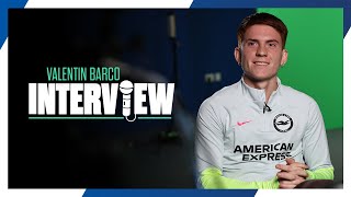 Valentin Barco’s First Brighton Interview 🇦🇷 [upl. by Aihsila]