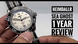 Watch Collection Revisit 18 Heimdallr Sea Ghost Titanium 1 year review [upl. by Latonia]