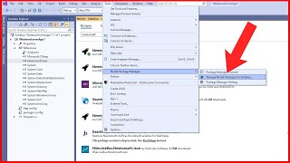 Visual Studio how to add nuget package  Visual Studio 2022 how to add nuget package [upl. by Han310]