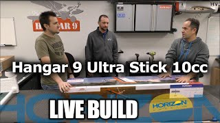 LIVE BUILD Hangar 9 Ultra Stick 10cc [upl. by Yerffe]