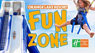 Fun Zone 😎 Orange Lake Resort 🏖️ Orlando Florida 🌴 Holiday Inn Club Vacations [upl. by Nosrac746]