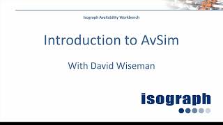 AvSim Getting Started  Availability Workbench Suite [upl. by Lebaron]