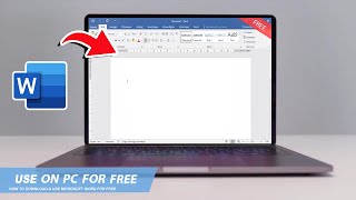 🔧MICROSOFT WORD HOW TO DOWNLOAD amp USE WORD ON PC  LAPTOP FOR FREE🔥2024 [upl. by Giorgia]