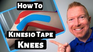 How To KT Tape A Knee │ Easy Guide To Kinesio Taping Knees [upl. by Paynter]