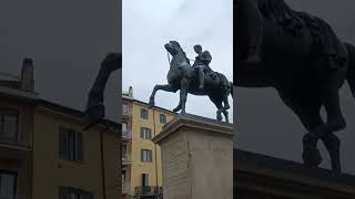 ITALIEN  Casale Monferrato Marktplatz  Reiterdenkmal Besuch Besichtigung Altstadt [upl. by Notlimah]