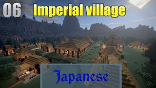 Japanese Imperial village  Minecraft Millénaire Timelapse part 6 season 3 [upl. by Lahcim423]