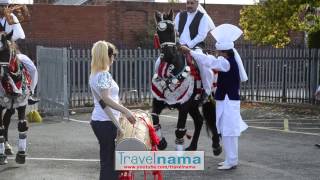 RANI TAJ DHOL amp Punjabi Horse Dance England [upl. by Krik536]