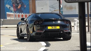 Straight Pipe Novitec Ferrari 812 Superfast sounds 1080p [upl. by Suoirred]