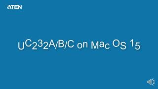 Install UC232ABC driver on Mac OS 15 [upl. by Nosae]