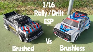 UDIRC 1601 a spazzole Vs Eachine EAT15 brushless RTR  differenze e test le ho provate tutte e due [upl. by Dincolo]