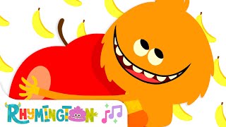 Apples And Bananas  Monster Song for Kids  Rhymington Square [upl. by Maher915]