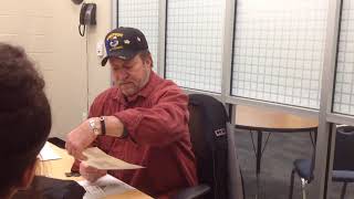 Cudahy High School Interview with Veteran Bruce Maresh [upl. by Aicilaanna]