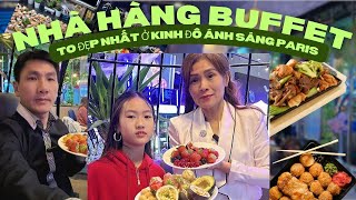 Từ Toulouse Chạy Xe 700 Km Để Ăn Nhà Hàng Buffet Lớn Và Đẹp Nhất Ở Kính Đô Ánh Sáng Paris [upl. by Aikemit]