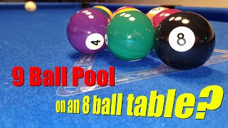 9 Ball Pool on an 8 Ball Table [upl. by Child]