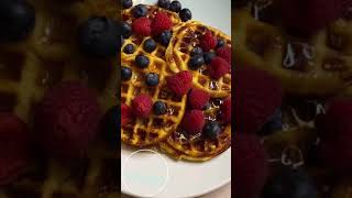 Keto Cheesecake Low Carb Waffles shorts [upl. by Anneyehc413]