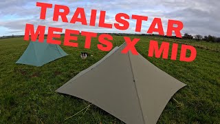 MLD Trailstar VS Dan Durston X Mid 1 p for wild camping backpacking [upl. by Kamerman]