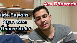 Ara Dönem Yatay Geçiş Tarihleri  Part 1 [upl. by Pack]