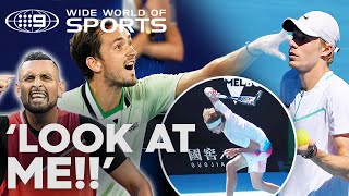 WILDEST tennis tantrums  2022 Australian Open  Wide World of Sports [upl. by Garceau]