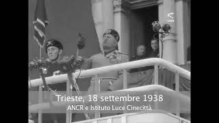 Il discorso di Mussolini a Trieste del 18 settembre 1938 [upl. by Seed542]