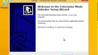 Enterprise Mode Unlocker for IE 1103 in Windows 81 Update 1 by Winaerocom [upl. by Assirem]