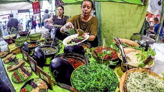 The Colourful Bright Vegetarian Food from Ethiopia Africa Street Food of London [upl. by Yoshio]