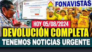 FONAVI DEVOLUCIÓN LO ÚLTIMO TENEMOS NOTICIAS URGENTE HERMANOS FONAVISTAS HOY COMUNICADO IMPORTANTE [upl. by Goodson730]