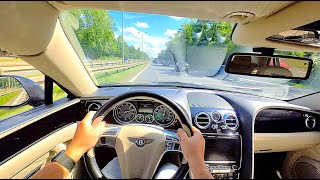 2016 Bentley Flying Spur II W12 625 KM  POV Test Drive sound and acceleration [upl. by Annayehc]