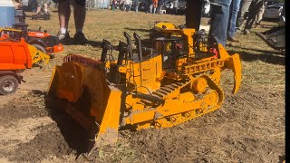 114 D11 dozer pushing dirt at farm fest [upl. by Atiekal]