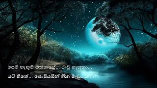 Chandani Payala Malith Perera චාන්දනී පායලා මලිත් පෙරේරා Song with Lyrics [upl. by Min]