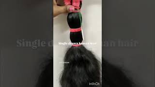 UNPROCESSED INDIAN RAW TEMPLE HAIR EXTENSIONShaircolor bundles lacewigs wig naturalhair [upl. by Annasiul]