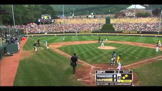 LLWS 2012  PetalumaTennessee US Championship Game [upl. by Mouldon653]