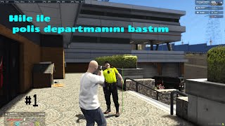 Hile ile polis departmanını bastım Fivem Hile Troll [upl. by Naehgem]