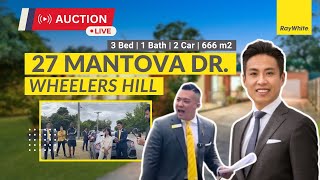 Live Auction  27 Mantova Drive Wheelers Hill [upl. by Bartholomeo418]