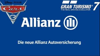 Cars 3 Allianz commercial  Gran Turismo 7  Recreation  Read Description [upl. by Lohrman278]