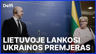 Lietuvos ir Ukrainos premjerų spaudos konferencija [upl. by Foss]