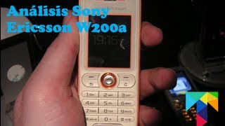 Análisis Sony Ericsson W200 ESPAÑOL [upl. by Silera]