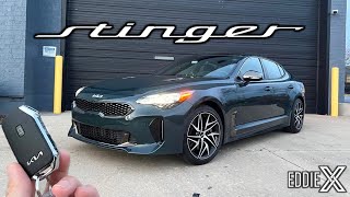 2022 Kia Stinger GT Line Review  Stylish and Sporty Refresh [upl. by Asenav651]