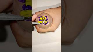 Nailart lifehack with beauty blender and dotting tool 💅nailart hack trending youtubeshorts [upl. by Giustino417]