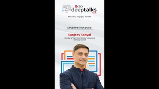 Sanjeev Sanyal on AI Framework Understanding Complex Adaptive Systems  ETCIO DeepTalks [upl. by Cacie893]