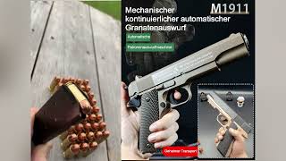 💫Neue Replik M1911💥Tragbares Selbstverteidigungsgerät [upl. by Annauqal]