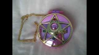 Sailor Moon R Locket Brooch Compact Transformation Moonlight Densetsu Cosplay RPG Toy [upl. by Agon]