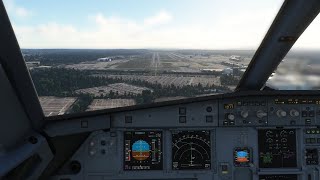 A320neo V2 Busy Gatwick ILS approach  VATSIM [upl. by Wack342]