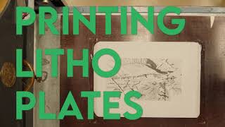 Printing a Litho Plate [upl. by Yetac]