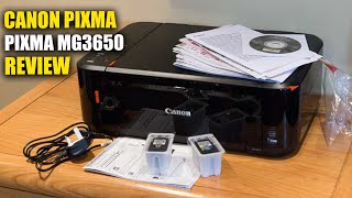 CANON PIXMA MG3650 PRINTER REVIEW 2023 FEATURES AND PERFORMANCE PIXMA MG3650 PRINTER [upl. by Annyrb]